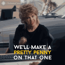 Well Make A Pretty Penny Moira Rose GIF - Well Make A Pretty Penny Moira Rose Moira GIFs
