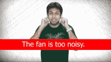 The Fan Is Noisy Loud GIF - The Fan Is Noisy Loud Cover Ears GIFs