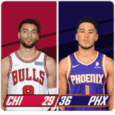 Chicago Bulls (29) Vs. Phoenix Suns (36) Half-time Break GIF - Nba Basketball Nba 2021 GIFs