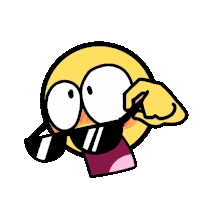 a cartoon smiley face is wearing sunglasses and making a funny face with its mouth open .