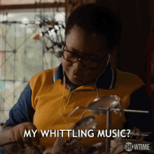 Huh My Whittling Music GIF - Huh My Whittling Music Listening To Music GIFs