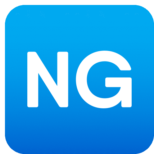 Ng Button Symbols Sticker - Ng Button Symbols Joypixels Stickers