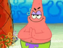 Patrick Evil GIF - Patrick Evil Sinster GIFs