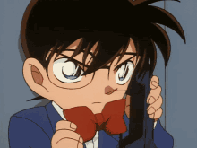 Detective Conan Conan Edogawa GIF - Detective Conan Conan Edogawa Cell Phone GIFs