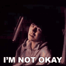 Im Not Okay Presence GIF - Im Not Okay Presence Dear Depression Song GIFs