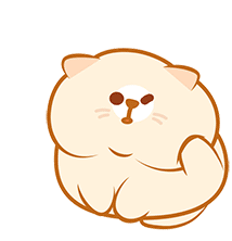 Kitty Scratch Sticker - Kitty Scratch Fat Stickers