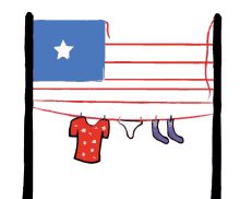 downsign clothesline america usa united states