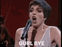 Liza Minnelli Gurl Bye GIF - Liza Minnelli Gurl Bye Goodbye GIFs
