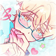 a close up of a person 's face with the name luka on the bottom right