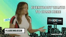 Everybody Wants To Come Here Lauren Nichole Gibson GIF - Everybody Wants To Come Here Lauren Nichole Gibson Its A404thing GIFs