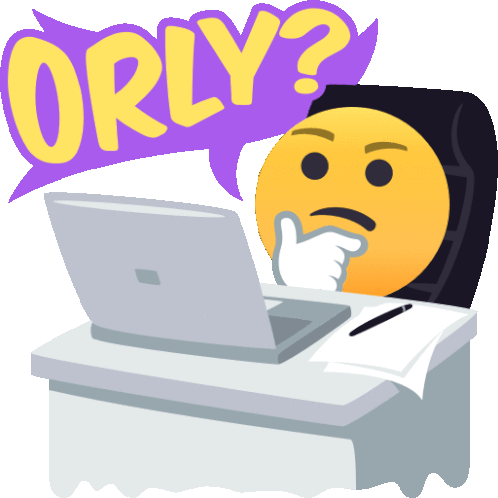 O Rly Smiley Guy Sticker - O Rly Smiley Guy Joypixels Stickers