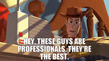 Toy Story Woody GIF - Toy Story Woody Hey These Guys Are Professionals GIFs