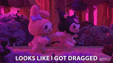 a netflix advertisement shows a bunch of stuffed animals and says " into your mess again "