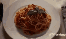 tv residence eat pray love spaghetti