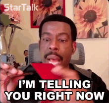 Im Telling You Right Now Chuck Nice GIF - Im Telling You Right Now Chuck Nice Startalk GIFs