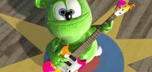 Gummy Bear Guitar Gummibar Guitar GIF - Gummy Bear Guitar Gummibar Guitar Gummy Bear GIFs