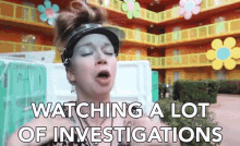 watching a lot of investigations watching researching investigating bunnymeyer