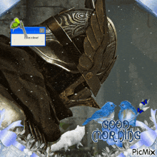 a picture of a knight with a message that says love is love on it