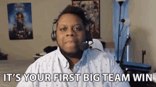 Its Your First Big Team Win John Finch GIF - Its Your First Big Team Win John Finch Big Win GIFs
