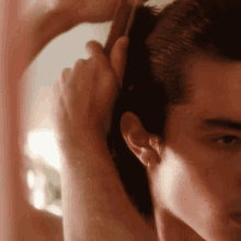 Brushing My Hair Conan Gray GIF - Brushing My Hair Conan Gray Fixing My Hair GIFs
