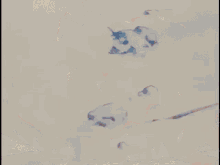 a cartoon character is flying through the air in front of a fireball .