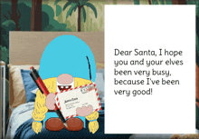 Gnome Dear Santa Letter GIF - Gnome Dear Santa Letter Jokes GIFs