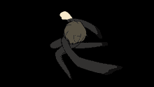 a cartoon of a man wearing glasses and a suit