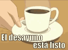El Desayuno Está Listo GIF - Coffee Anime Animated GIFs
