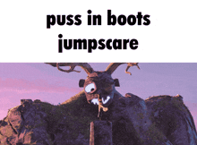 Puss In Boots Jumpscare Puss In Boots The Last Wish GIF - Puss In Boots Jumpscare Puss Puss In Boots GIFs