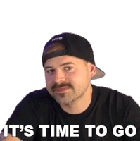 Its Time To Go Jared Dines Sticker - Its Time To Go Jared Dines The Dickeydines Show Stickers