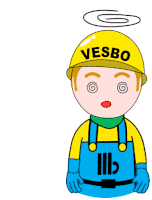 Vesbo Dizzy Sticker - Vesbo Dizzy Faint Stickers