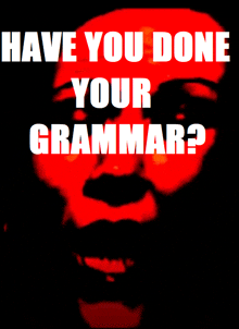 Red Skull Grammar GIF