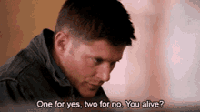 dean you there supernatural are you alive dean winchester