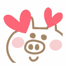Love Pig GIF - Love Pig Hearts GIFs