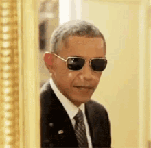 Obama Pew GIF - Obama Pew Deal With It GIFs