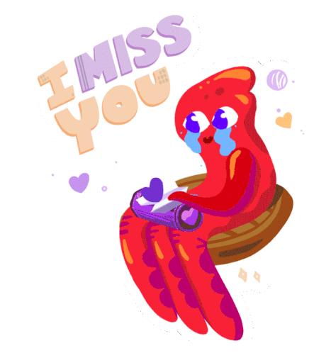 I Miss You Happy Valentines Day Sticker - I Miss You Happy Valentines Day Missing You Stickers