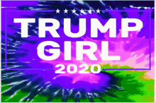 Trump Girl Change Color GIF - Trump Girl Change Color Colorful GIFs