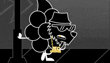 a cartoon character with a necklace that says mc cringe on it