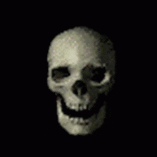 Skull Meme GIF - Skull Meme Cringe GIFs