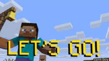 Minecraft The Rock GIF - Minecraft The Rock Lets Go GIFs