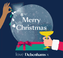 merry christmas love debenhams debenhams christmas snow globe