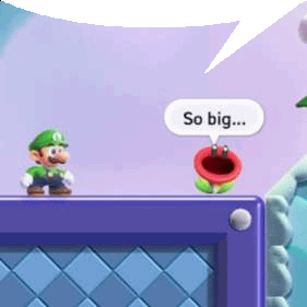 Super Mario Bros Wonder Speech Bubble Sticker