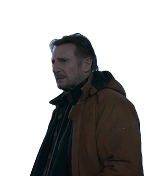 Look Liam Neeson Sticker - Look Liam Neeson The Ice Road Stickers