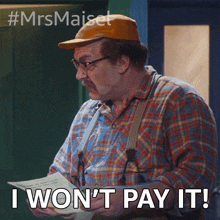 I Won'T Pay For It The Marvelous Mrs Maisel GIF - I Won'T Pay For It The Marvelous Mrs Maisel I'M Not Gonna Pay It GIFs
