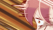 a close up of a cartoon character 's face with a shocked expression