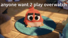 Angry Birds Overwatch GIF - Angry Birds Overwatch Lonely GIFs