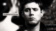 Supernatural Dean Winchester GIF - Supernatural Dean Winchester Im Stabbing You In My Mind GIFs