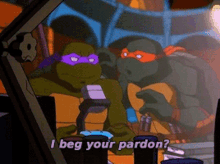Tmnt Donatello GIF - Tmnt Donatello I Beg Your Pardon GIFs