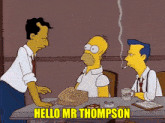 Mr Thompson Homer GIF