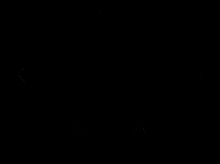 a blue and purple geometric shape with a square in the center